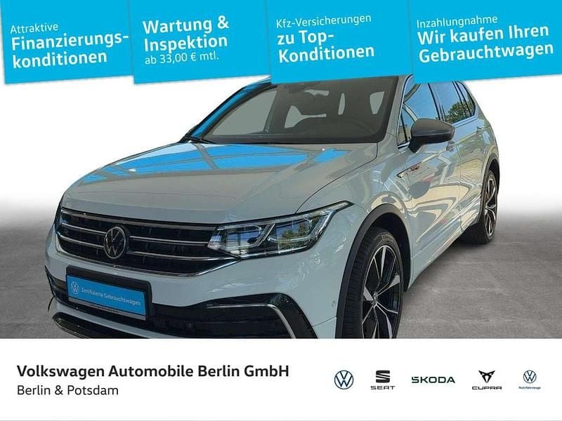Pure white Gebraucht 2024 VW Tiguan Allspace R-line SUV | 50.850 € (Teuer) - Bild 1/4
