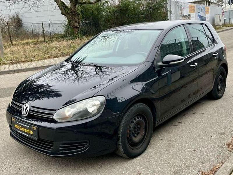 Schwarz Gebraucht 2009 VW Golf VI Comfortline Kleinwagen | 4.490 € (Fairer Preis) - Bild 1/4
