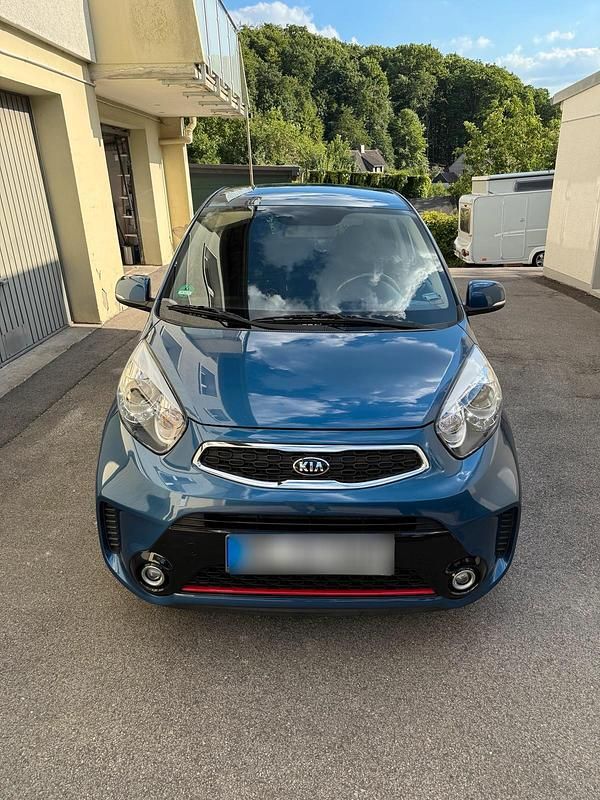 Gebraucht Kia Picanto 86 PS (63 kW) 2016 Blau Kleinwagen
