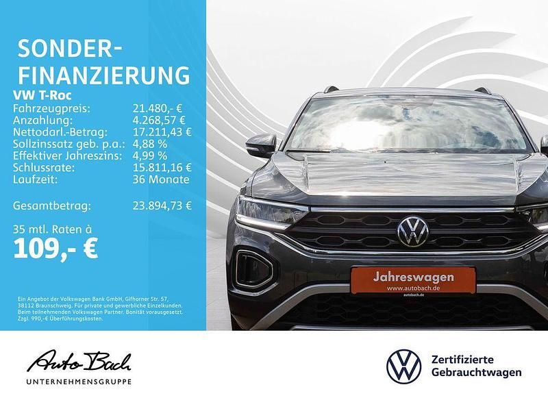 Gebraucht VW T-Roc Life 116 PS (85 kW) 2024 Indiumgrau metallic SUV