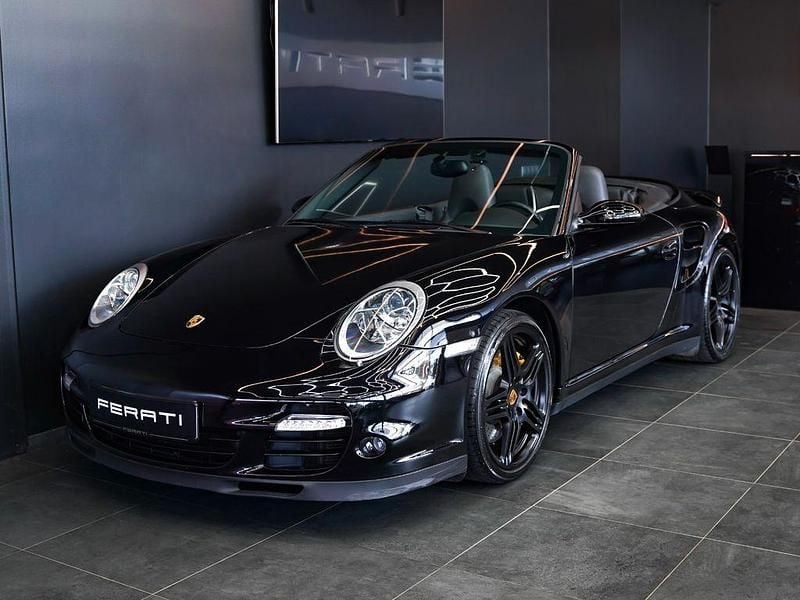 Schwarz Gebraucht 2009 Porsche 911 Turbo Cabriolet Cabrio | 88.900 € (Superpreis) - Bild 1/4