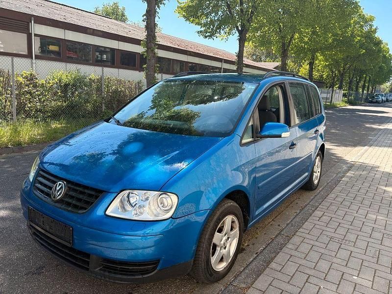 Gebraucht VW Touran Conceptline 105 PS (77 kW) 2006 Blau Van / Kleinbus