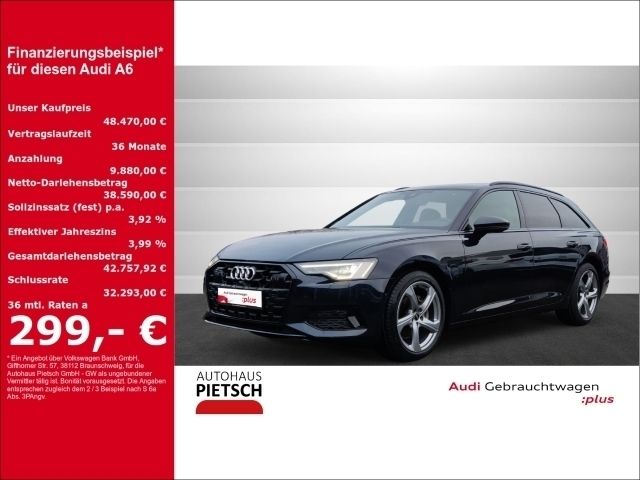 Blau Gebraucht 2024 Audi A6 Advanced Kombi | 48.470 € - Bild 1/4