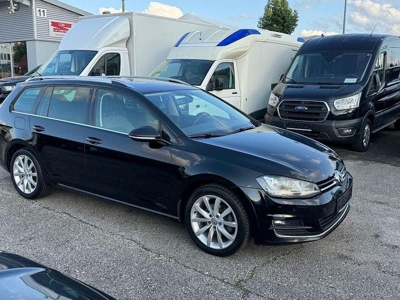Schwarz Gebraucht 2014 VW Golf VII Highline Kombi | 9.100 € (Guter Preis) - Bild 1/4