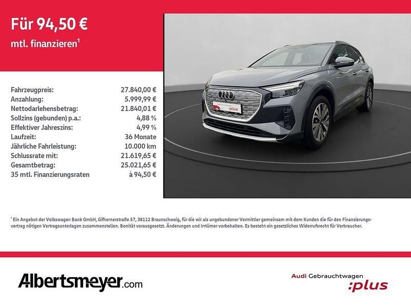 Gebraucht Audi Q4 e-tron Ambiente 150 kW (204 PS) 2022 Kieselgrau SUV