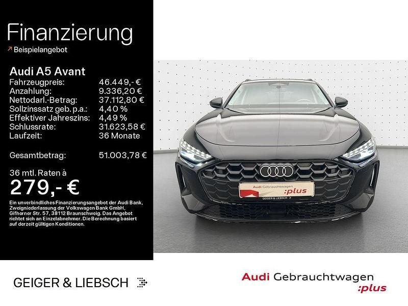 Gebraucht Audi A5 Sport 204 PS (150 kW) 2025 Mythosschwarz metallic Kombi