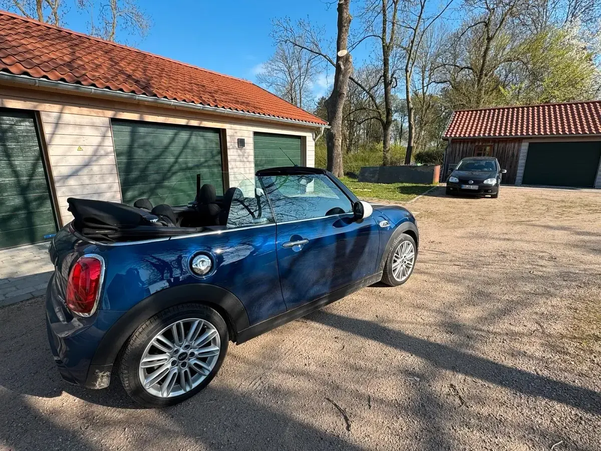 Brugt Mini Cooper S Cabriolet 196 HK (144 kW) 2016 Blå Cabriolet