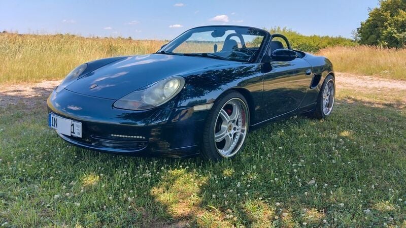 Blau Gebraucht 2000 Porsche 986 Boxster Cabrio | 14.950 € (Fairer Preis) - Bild 1/4