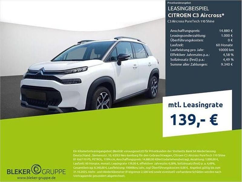 Weiss Gebraucht 2023 Citroën C3 Kleinwagen | 14.880 € (Fairer Preis) - Bild 1/3