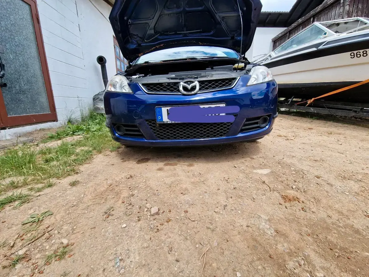 Gebraucht Mazda 5 116 PS (85 kW) 2007 Blau Van / Kleinbus