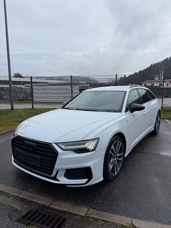 Weiß Gebraucht 2022 Audi A6 S-Line Kombi | 20.400 € - Bild 1/4
