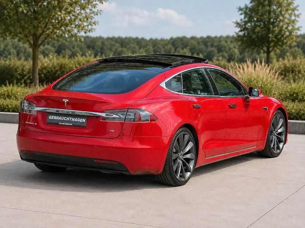 Gebraucht Tesla Model S 284 kW (387 PS) 2017 Rot Kleinwagen