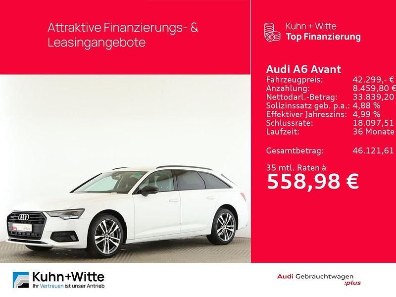 Ibisweiß Gebraucht 2021 Audi A6 Sport Kombi | 42.299 € (Fairer Preis) - Bild 1/4