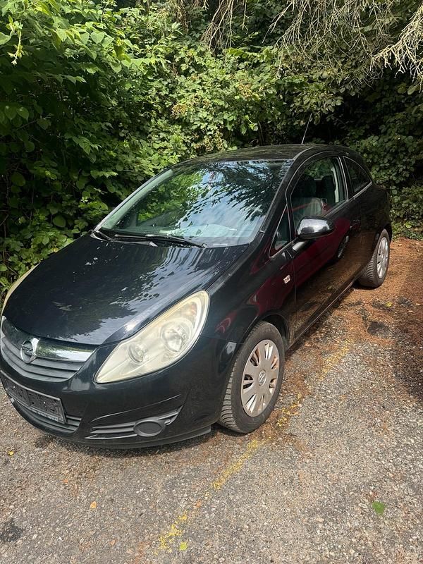 Schwarz Gebraucht 2008 Opel Corsa Kleinwagen | 600 € (Superpreis) - Bild 1/4
