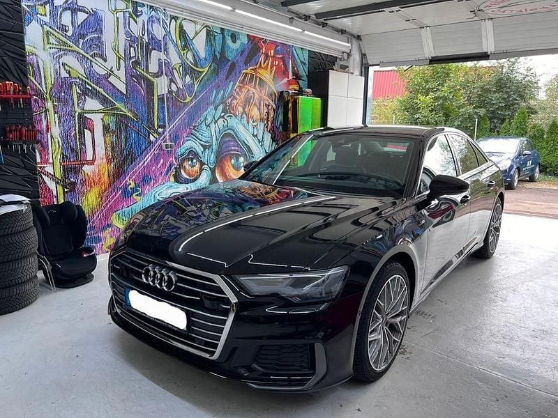 Schwarz Gebraucht 2021 Audi A6 S-Line Limousine | 31.600 € (Guter Preis) - Bild 1/4