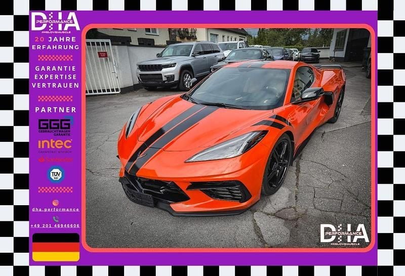 Orange Gebraucht 2021 Corvette Stingray Coupé | 92.187 € (Etwas zu teuer) - Bild 1/4