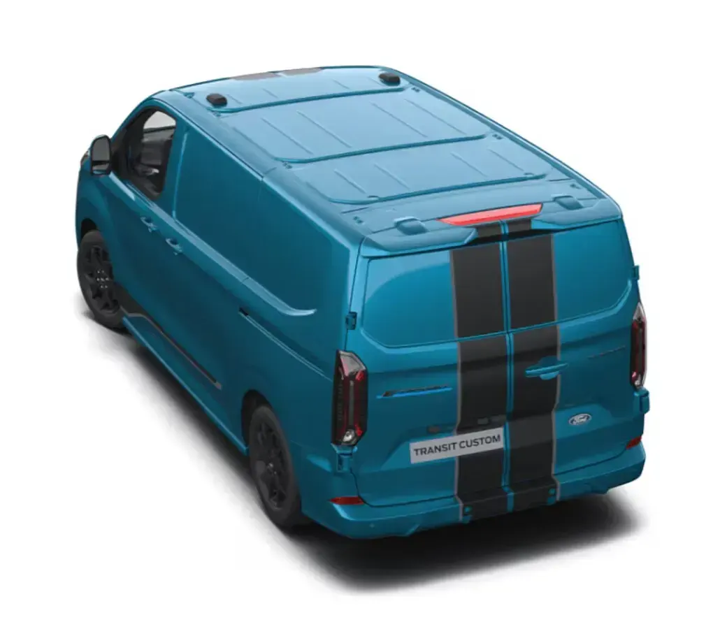 Neu Ford E-Transit Sport 160 kW (218 PS) 2026 Blau Van