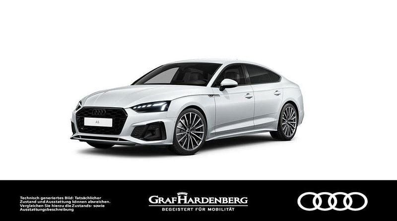 Gebraucht Audi A5 Sportback Business 163 PS (119 kW) 2023 Gletscherweiß metallic Kleinwagen