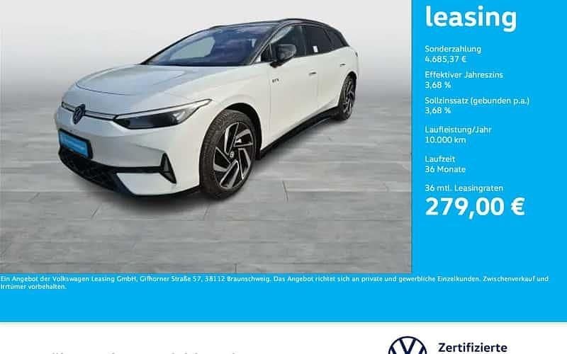 Weiß Gebraucht 2025 VW ID.7 GTX Limousine | 48.811 € - Bild 1/4