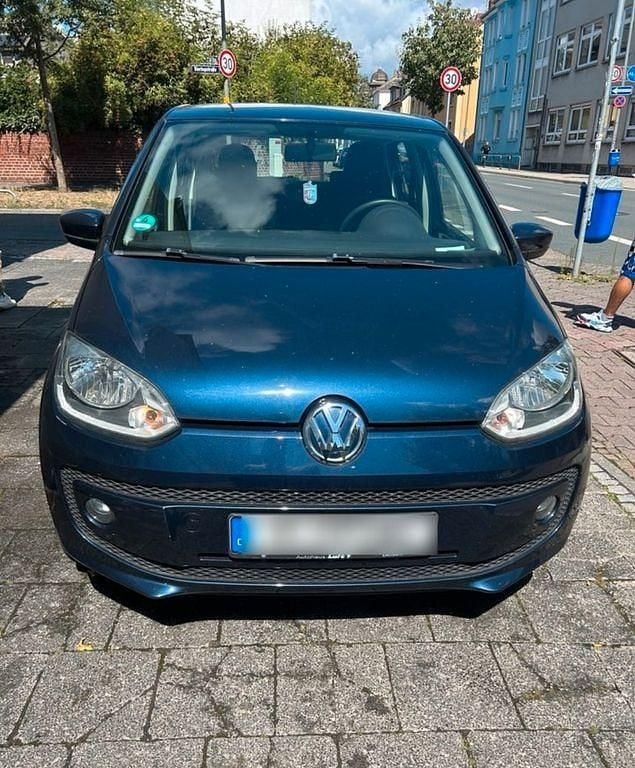 Blau Gebraucht 2014 VW up! Cup Kleinwagen | 6.700 € (Fairer Preis) - Bild 1/4