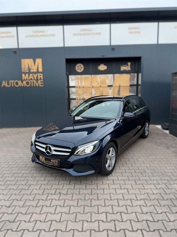 Gebraucht Mercedes C200 184 PS (135 kW) 2017 Blau Kombi