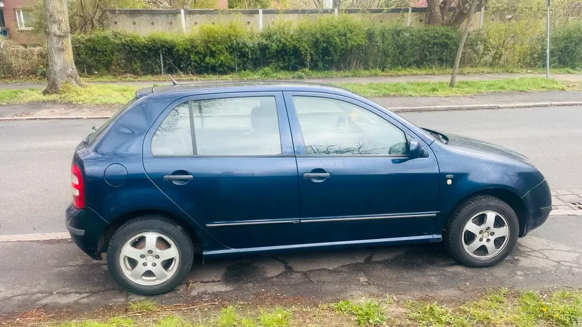 Gebraucht Skoda Fabia 2003 Blau Limousine