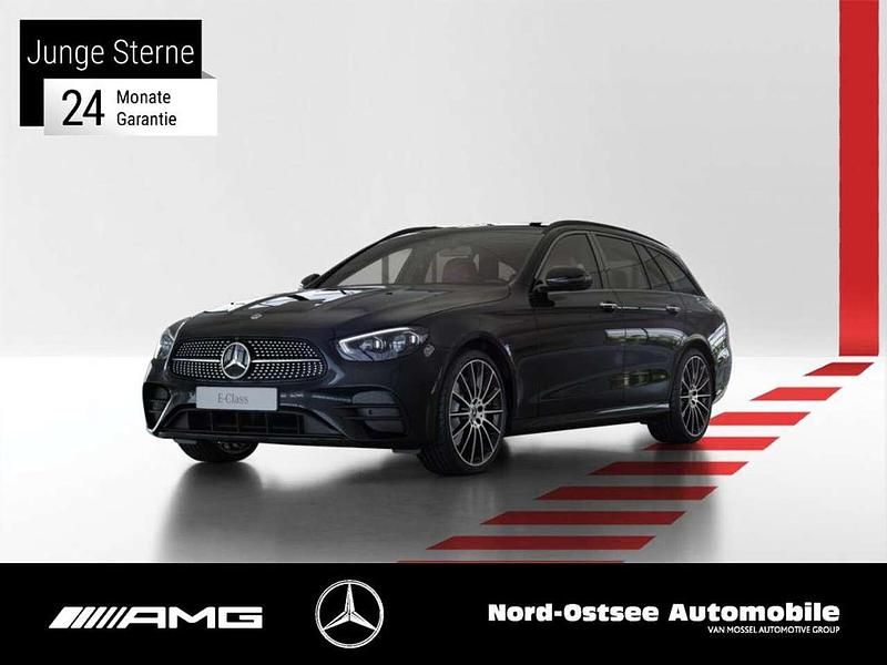 Metalliclack obsidianschwarz Gebraucht 2022 Mercedes E200 AMG Kombi | 37.890 € (Etwas zu teuer) - Bild 1/3