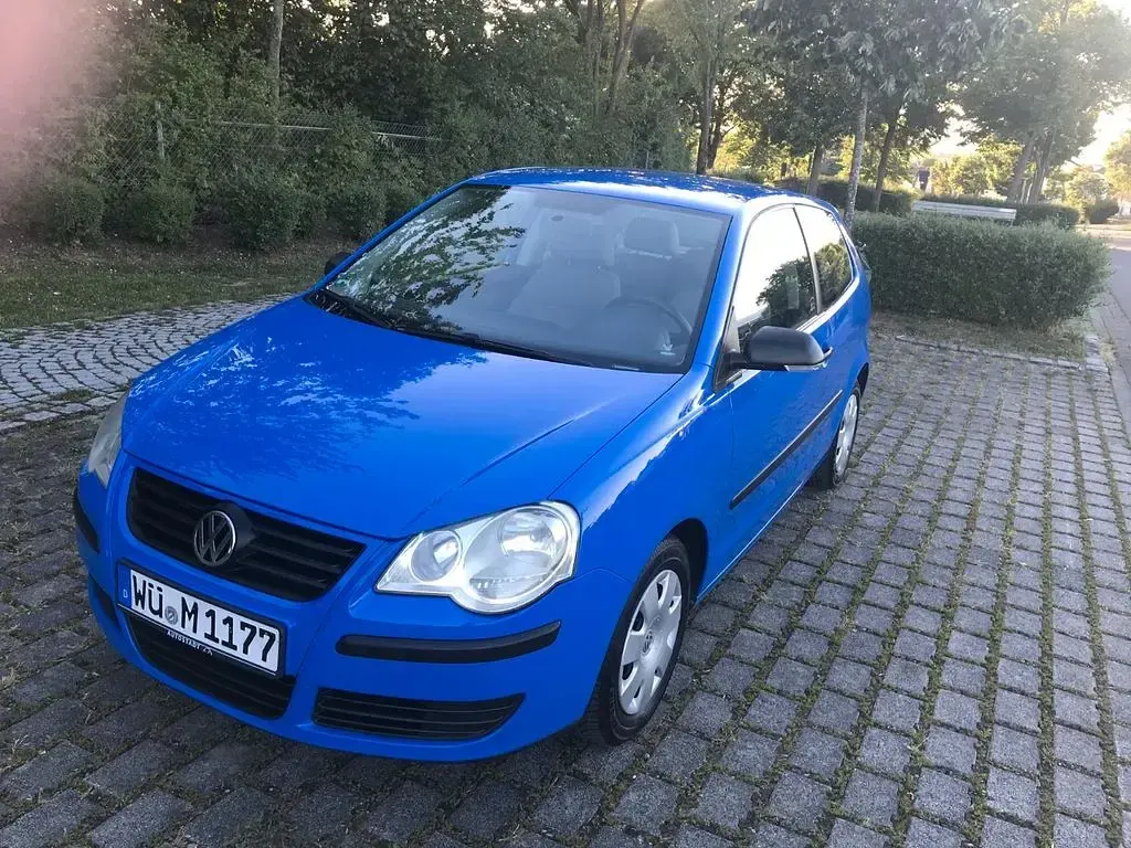 Gebraucht VW Polo Comfortline 60 PS (44 kW) 2008 Blau Kleinwagen