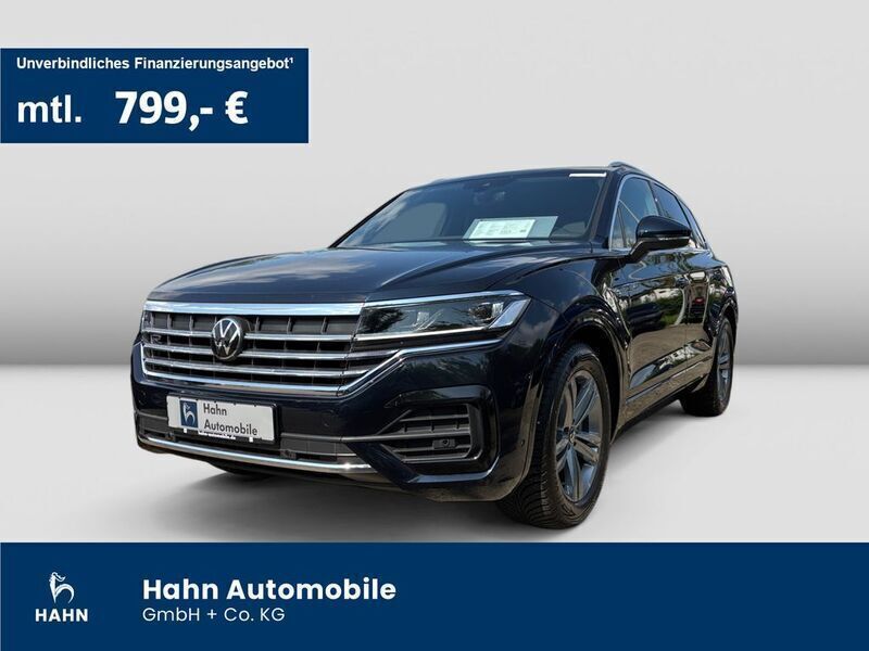 Blau Gebraucht 2022 VW Touareg R-line SUV | 48.350 € (Fairer Preis) - Bild 1/2