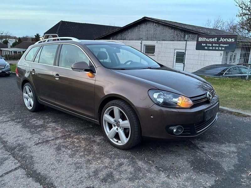 Braun Gebraucht 2013 VW Golf VI Highline Kombi | 3.700 € (Guter Preis) - Bild 1/4