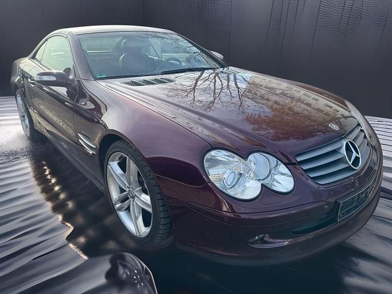 Gebraucht Mercedes SL350 245 PS (180 kW) 2005 037 designo mysticrot Cabrio