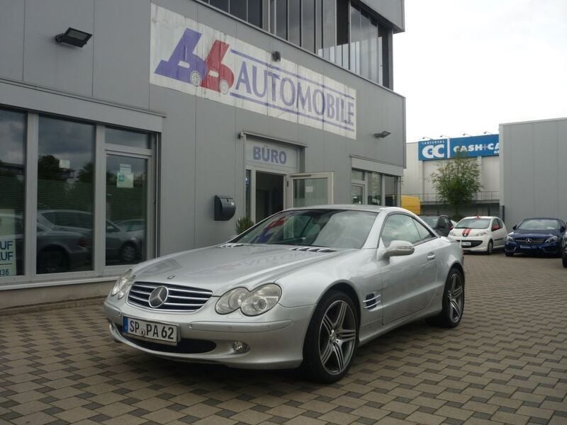 Gebraucht Mercedes SL500 306 PS (225 kW) 2002 Silber Cabrio