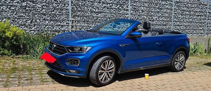 Grau Gebraucht 2021 VW T-Roc Cabriolet R-line Cabrio | 25.990 € (Fairer Preis) - Bild 1/4
