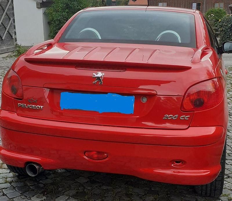 Gebraucht Peugeot 206 CC RC 109 PS (80 kW) 2006 Rot Cabrio