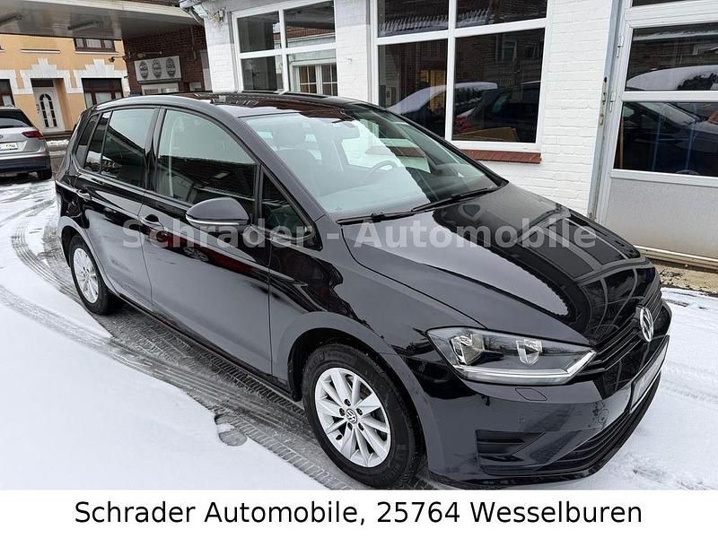 Gebraucht VW Golf Sportsvan Trendline 125 PS (91 kW) 2016 Schwarz Van / Kleinbus