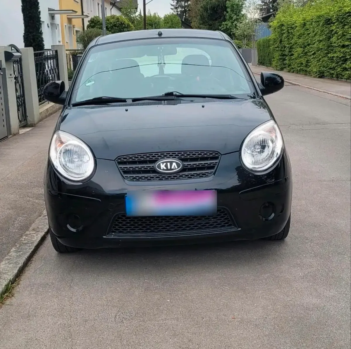 Gebraucht Kia Picanto 65 PS (47 kW) 2009 Schwarz Kleinwagen