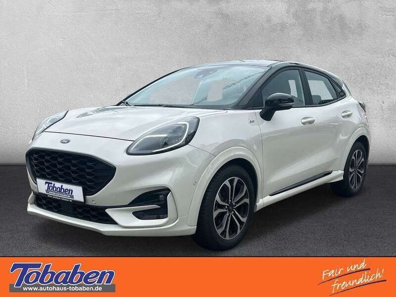 Metropolisweiß metallic Gebraucht 2020 Ford Puma ST-Line SUV | 19.100 € (Fairer Preis) - Bild 1/4