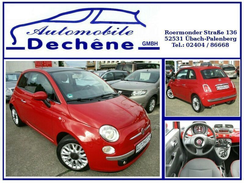 Rot Gebraucht 2014 Fiat 500 Lounge Limousine | 8.950 € (Fairer Preis) - Bild 1/4