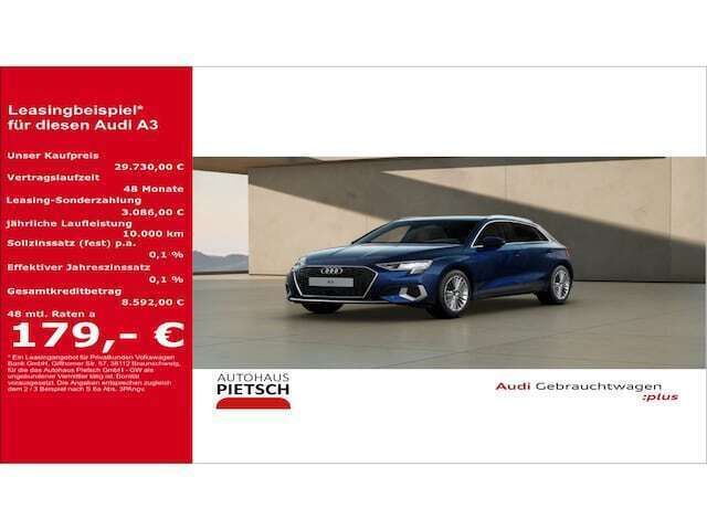 Navarrablau metallic Gebraucht 2024 Audi A3 Advanced Plus | 29.730 € (Guter Preis) - Bild 1/4
