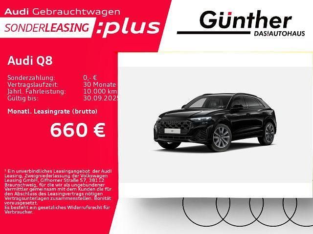 Mythosschwarz metallic Gebraucht 2025 Audi Q8 S-Line SUV | 65.766 € (Fairer Preis) - Bild 1/4