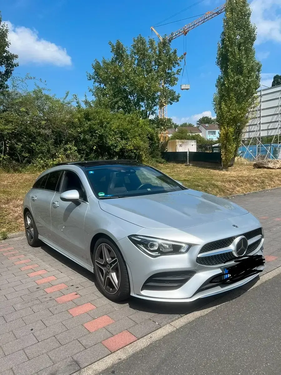 Gebraucht Mercedes CLA200 AMG line 150 PS (110 kW) 2022 Silber Coupé