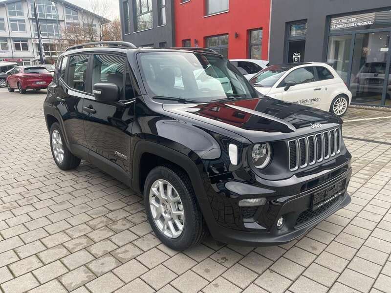Black clear coat Neu 2024 Jeep Renegade Longitude SUV | 31.490 € (Etwas zu teuer) - Bild 1/4
