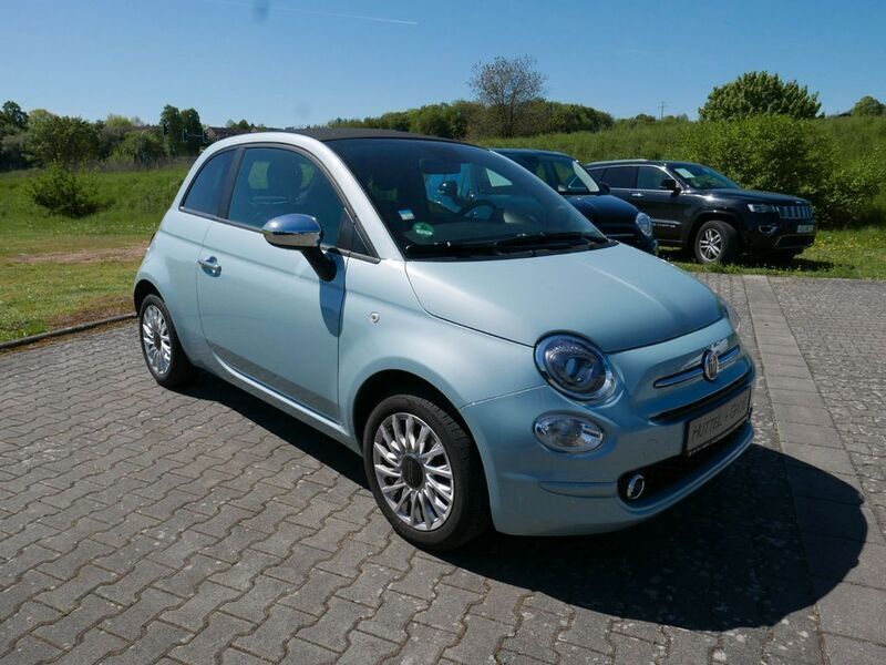 Grün Gebraucht 2023 Fiat 500C Cabrio | 20.999 € - Bild 1/4