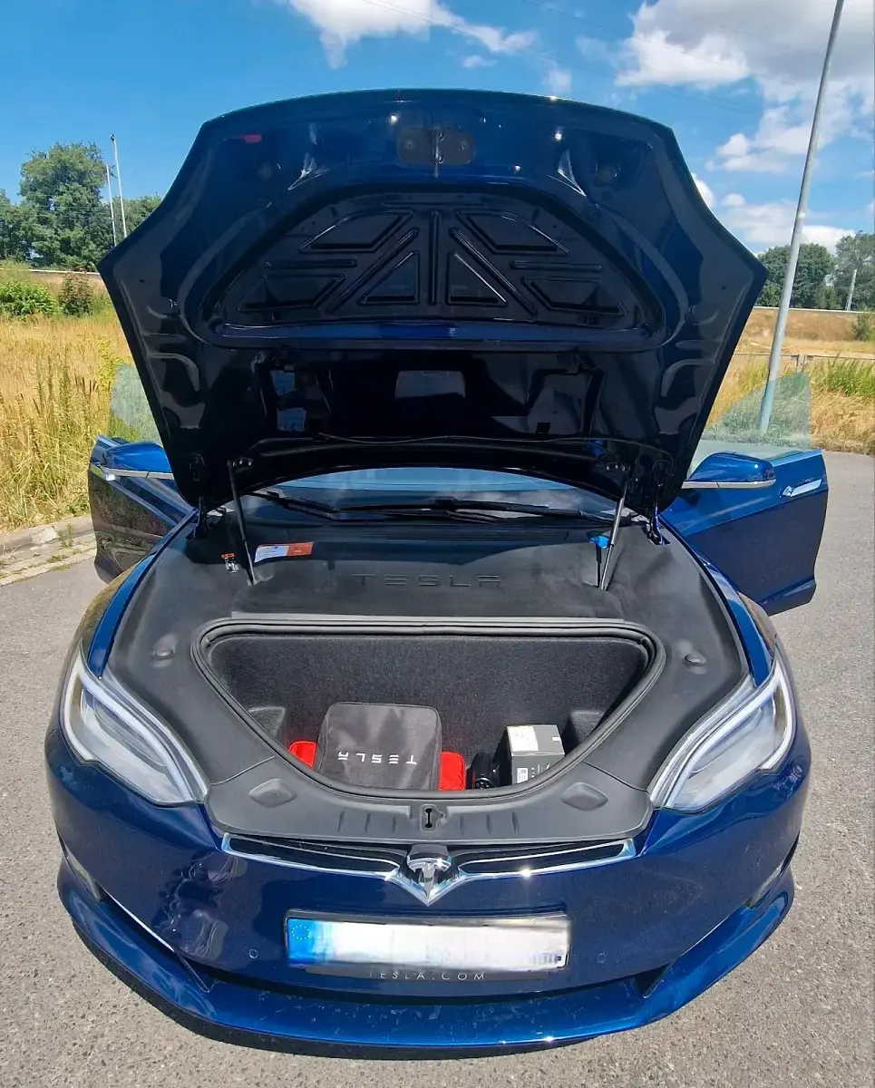 Gebraucht Tesla Model S 386 kW (525 PS) 2018 Blau Kleinwagen