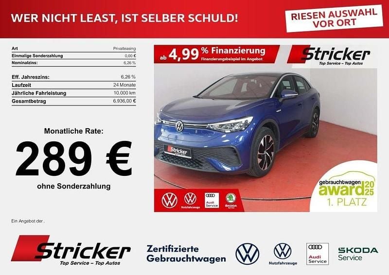 Gebraucht VW ID.5 Pro Performance 150 kW (204 PS) 2023 Blue dusk metallic schwarz (metallic) SUV