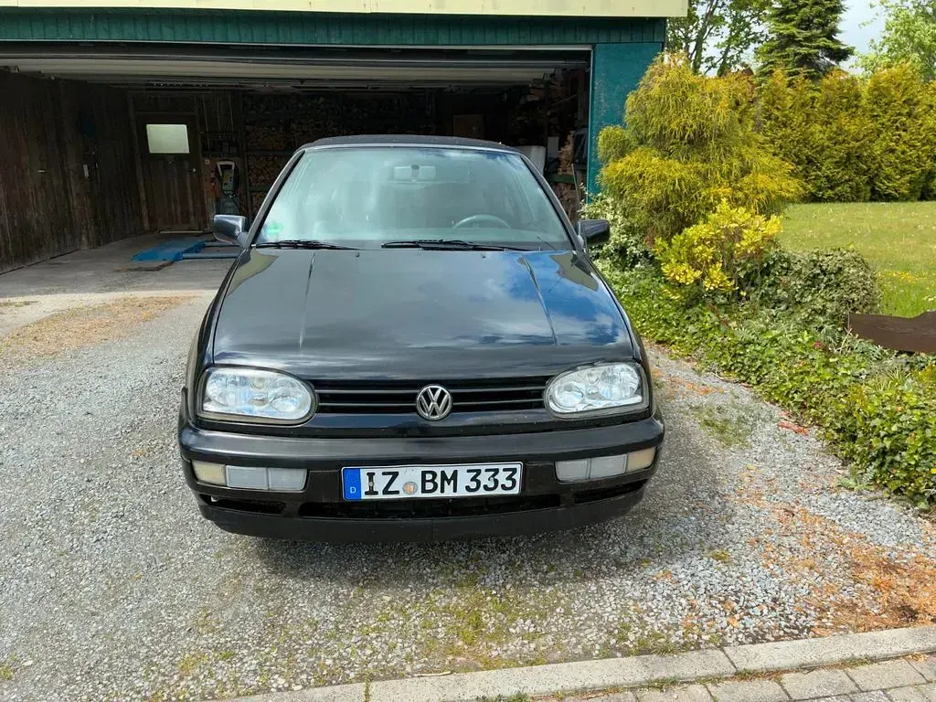 Brugt VW Golf Cabriolet 116 HK (85 kW) 1997 Sort Cabriolet