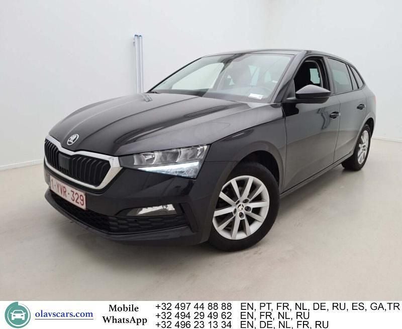 Schwarz Gebraucht 2021 Skoda Scala Ambition Kleinwagen | 9.620 € (Guter Preis) - Bild 1/4