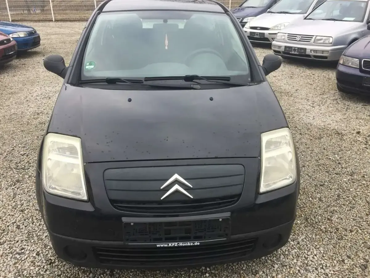 Gebraucht Citroën C2 Advance 60 PS (44 kW) 2007 Schwarz Kleinwagen
