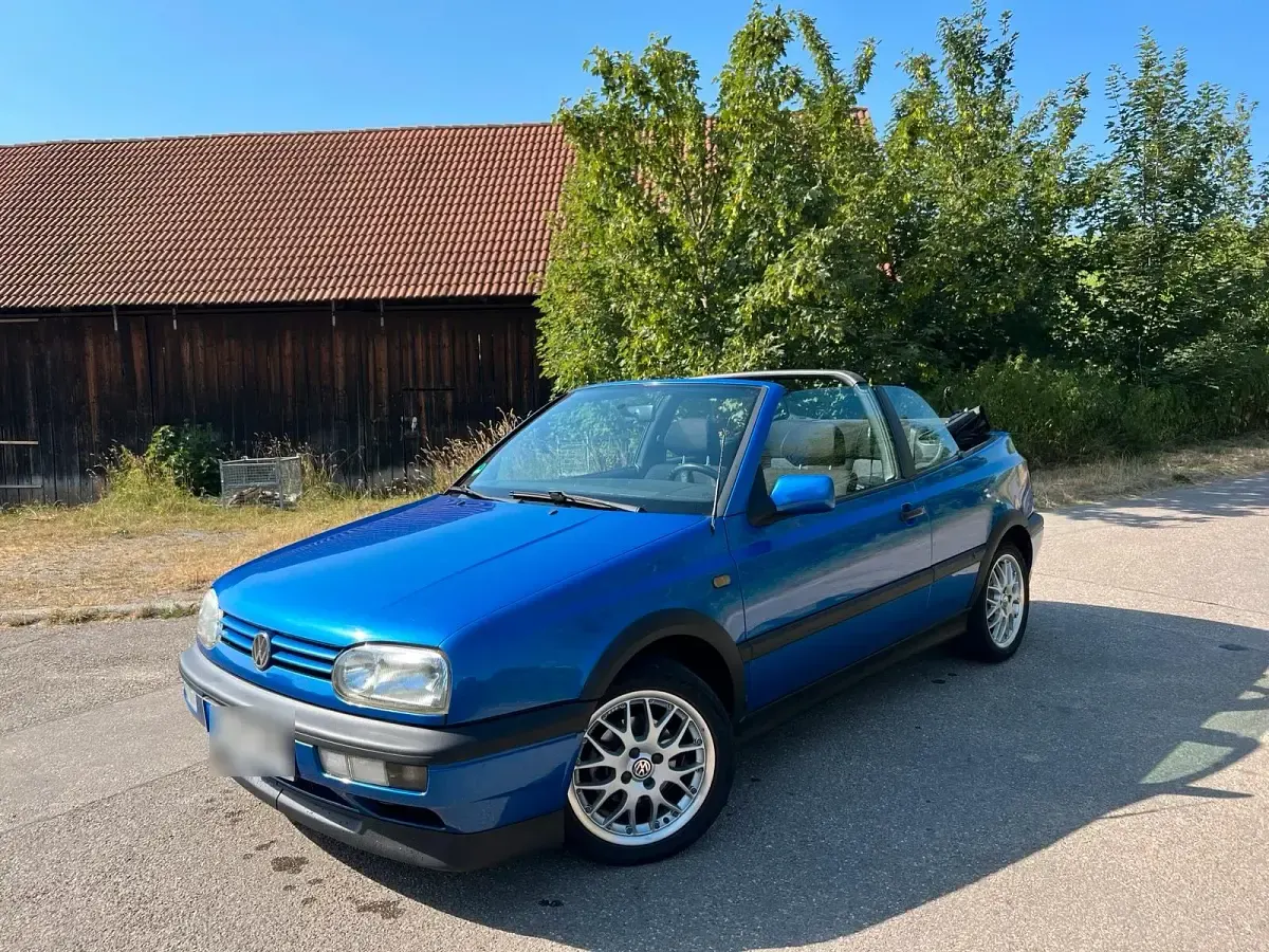 Gebraucht VW Golf Cabriolet 101 PS (74 kW) 1998 Blau Cabrio