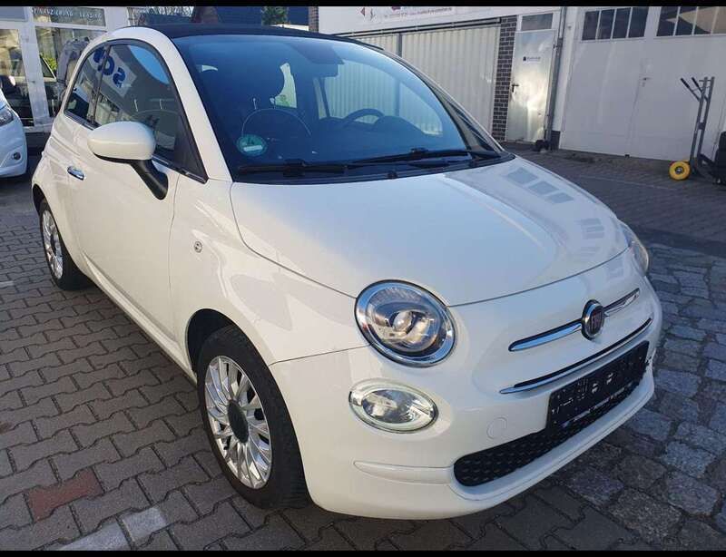 Weiß Gebraucht 2019 Fiat 500C Cabrio | 9.250 € (Superpreis) - Bild 1/4
